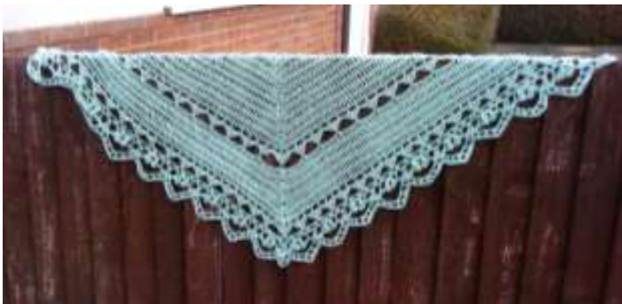 Ying-hua Shawl Crochet Pattern: A Detailed Guide with Abbreviations, Materials, and Row-by-Row Instructions pattern preview