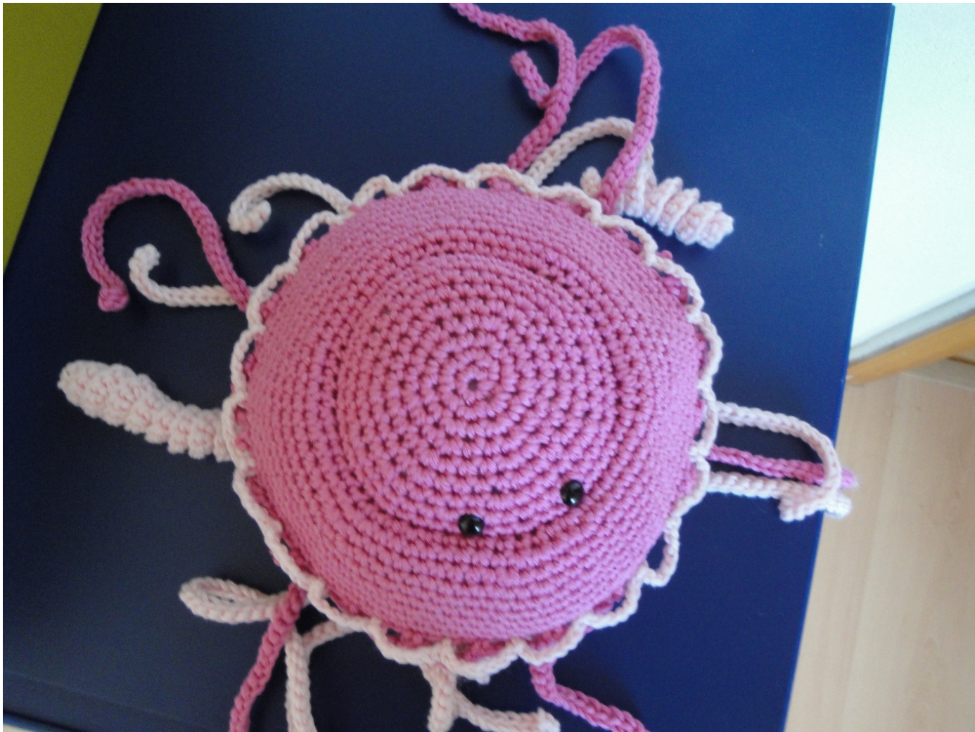 Crochet Pattern for Jelly the Jellyfish by Teresa Alvarez, July 2012, with Detailed Instructions and Yarn Specifications pattern preview