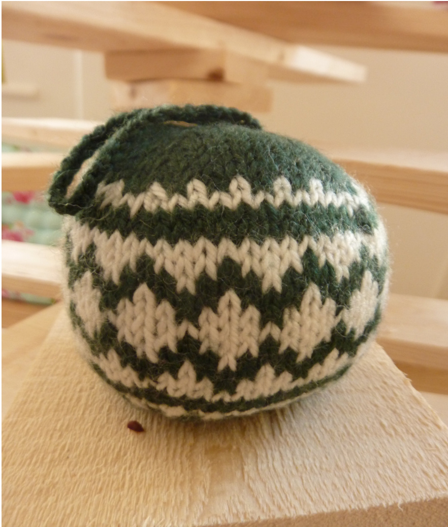 Comprehensive Guide to Knitting a Christmas Ball with Detailed Stitch Diagram and Instructions pattern preview