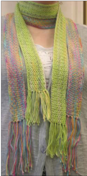 3 Kittens Designs: Skinny Summer Scarf - Knit and Crochet Versions with Detailed Instructions pattern preview