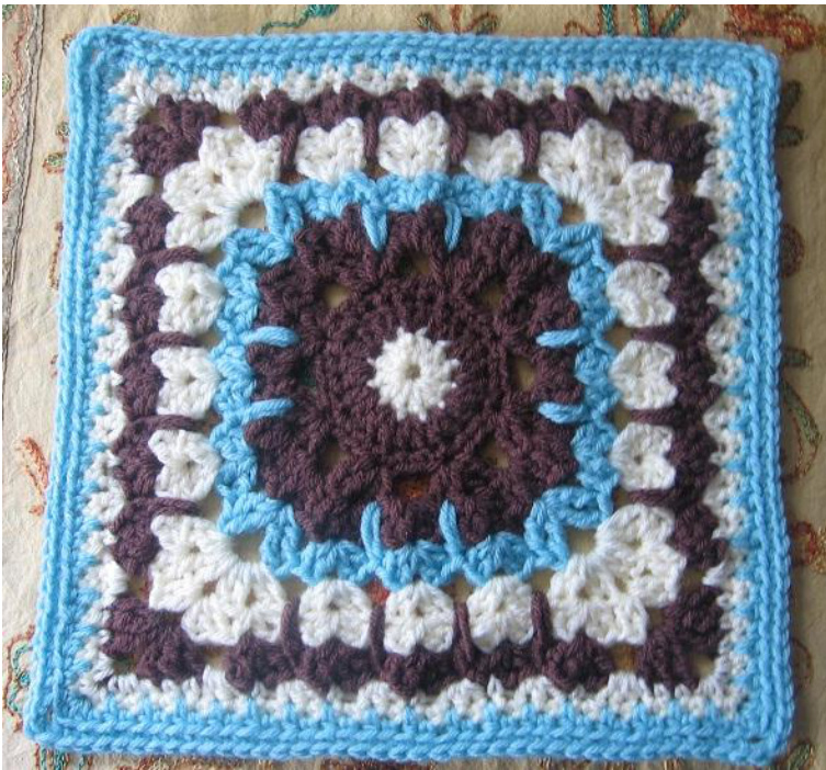 Afghan Block Crochet Pattern: See How They Run or When the Cat's Away - Detailed Instructions pattern preview