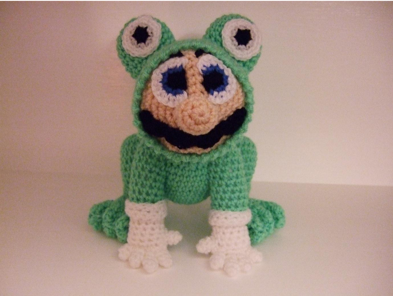 Crochet Pattern for Mario's Frog Suit: Detailed Instructions for Crafting a Unique Amigurumi pattern preview