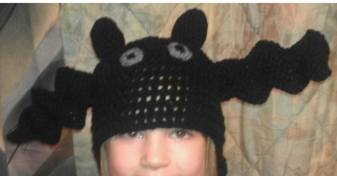 Crochet Pattern for a Unique Hat with Ears and Eyes - DIY Craft Project pattern preview