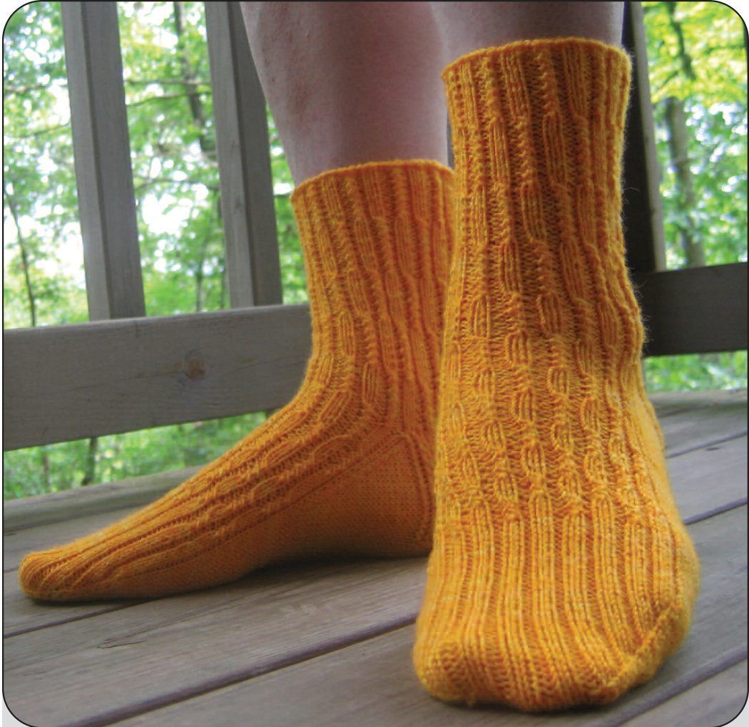 Shelton's Folly: An Intermediate Knitting Pattern for Cuff-Down Socks with a Heartwarming Story pattern preview