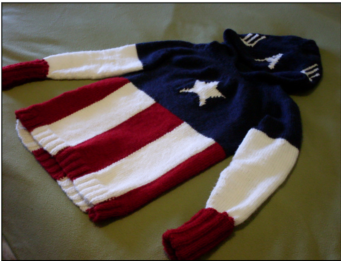 Captain America Knit Hoodie Pattern: A Detailed Guide for Crafting Your Own Superhero Sweater pattern preview