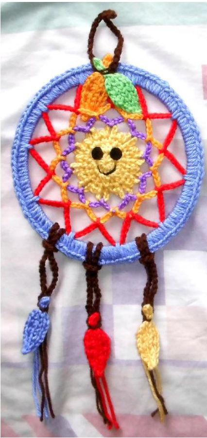 Grandma Perkins' Magical Dream Catcher: A Two-in-One Frisbee and Crochet Pattern Guide with Variations pattern preview