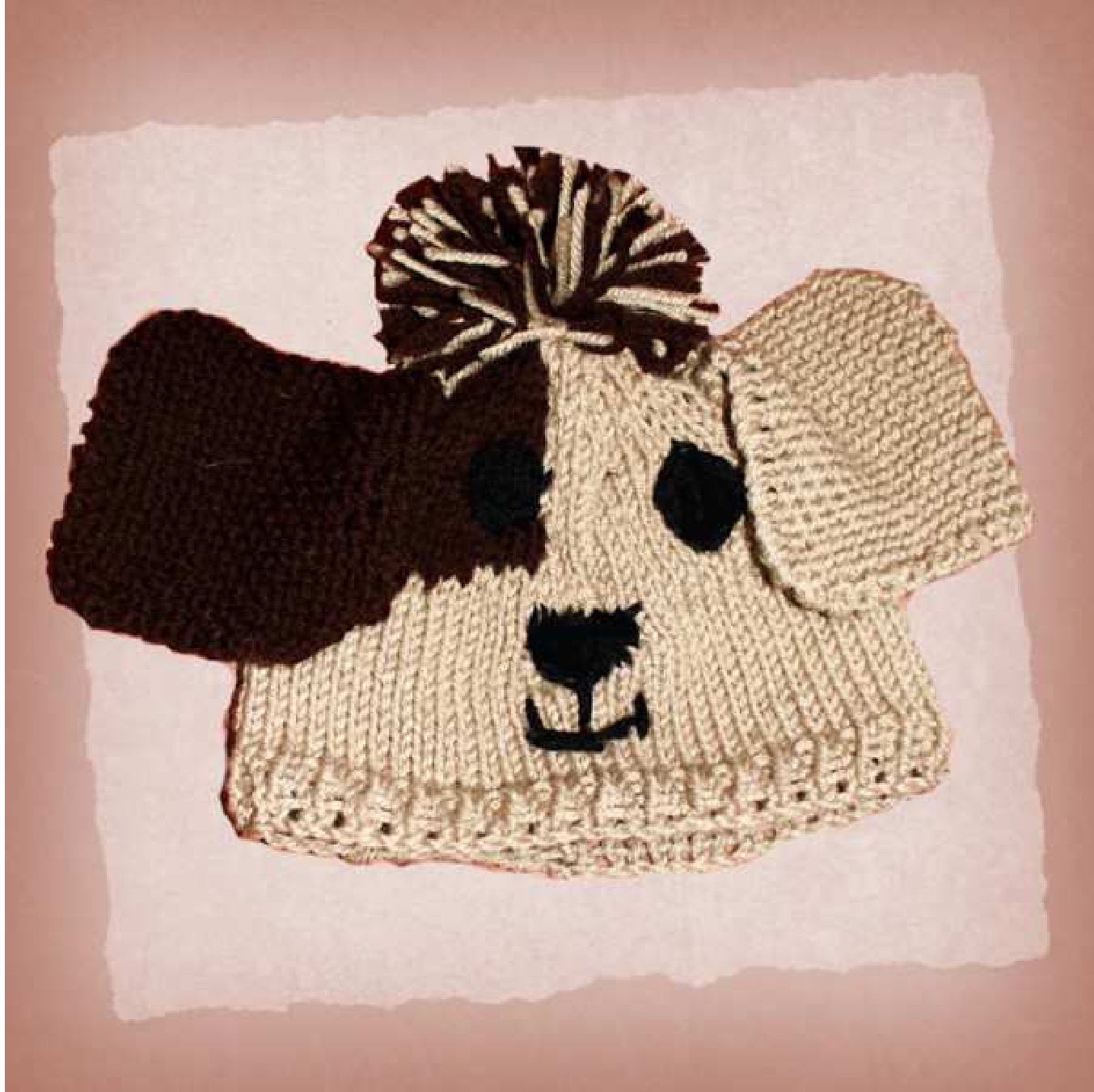 Puppy Hat Knitting Pattern for All Ages: Preemie to Adult with Optional Ear Flaps and Embellishments pattern preview