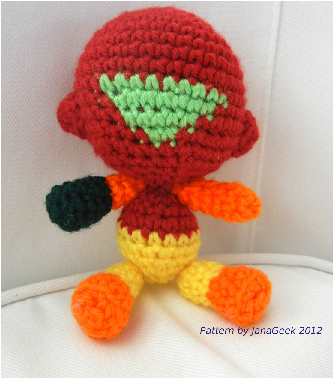 Crochet Pattern for Samus Aran of Metroid Amigurumi Doll with Detailed Instructions and Tips pattern preview