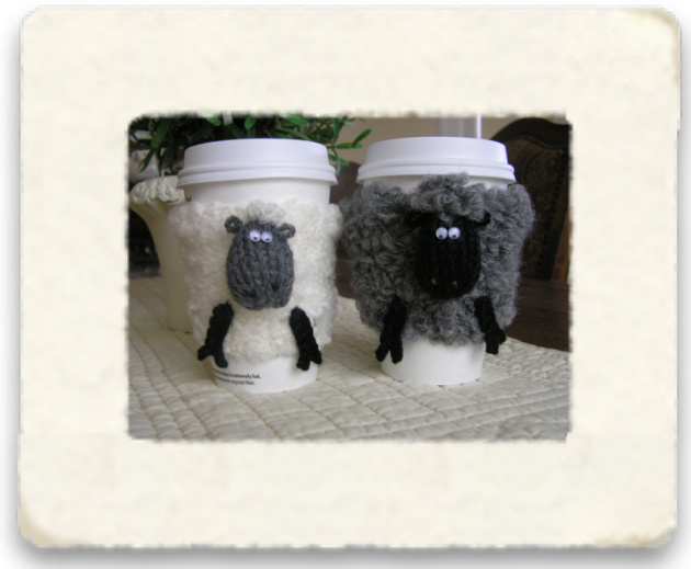 Sheep Cosies Knitting and Crochet Pattern by Denise de Lelys pattern preview