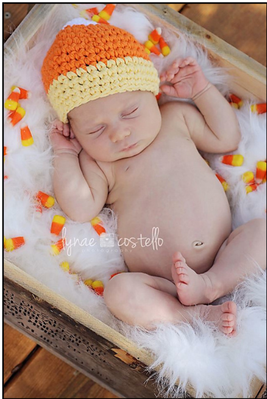 Candy Corn Hat Crochet Pattern by Crochet by Jennifer - Detailed Instructions and Materials pattern preview