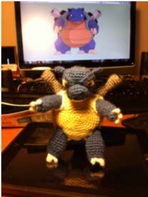 Comprehensive Blastoise Pokémon Amigurumi Crochet Pattern by Edward Yong pattern preview