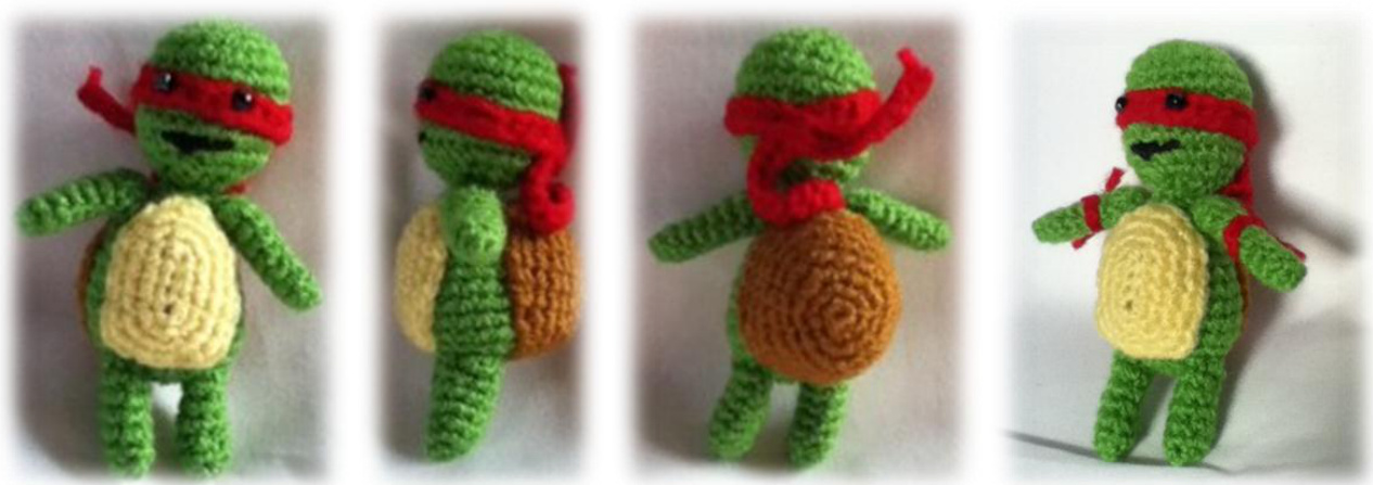 Amigurumi Teenage Mutant Ninja Turtles: Detailed Crochet Pattern and Tutorial pattern preview