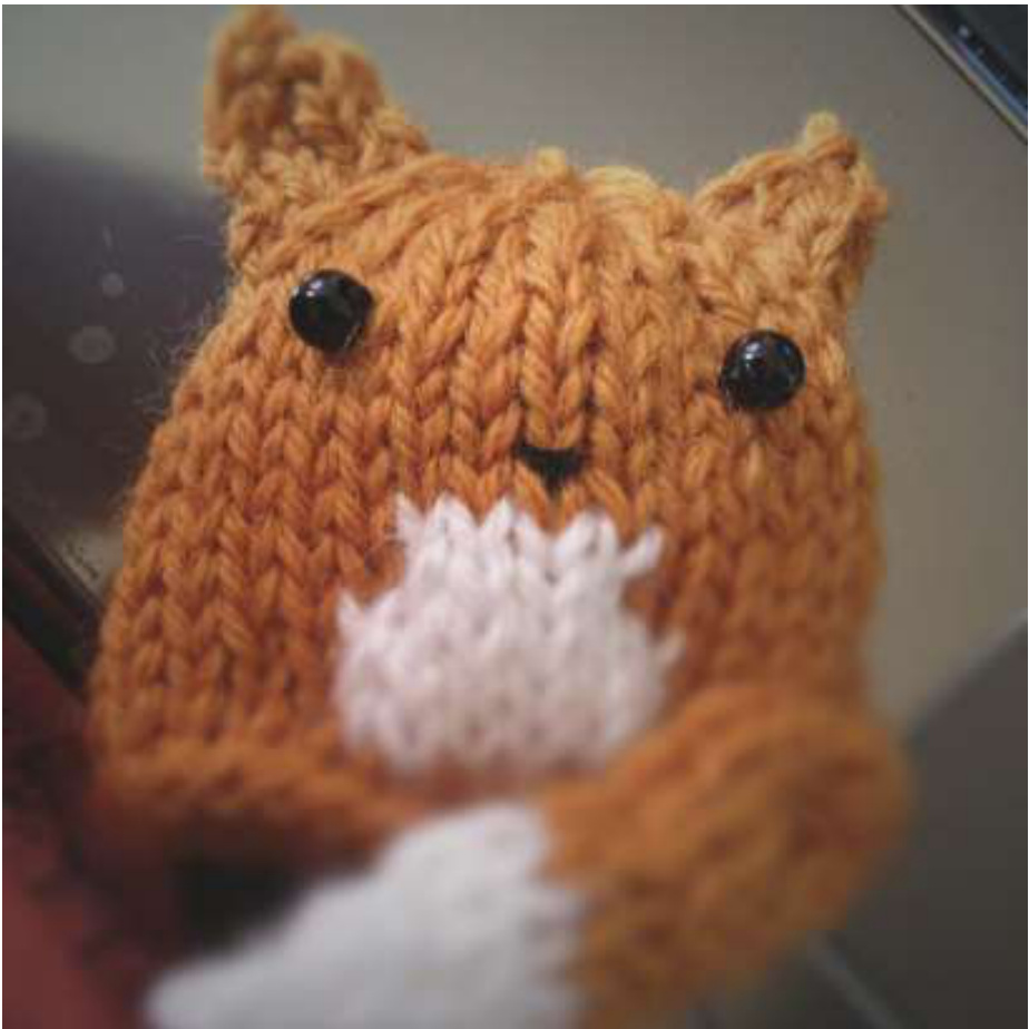 Innocent Big Knit: Detailed Instructions for Crafting a Fox Hat with Ears, Tail, and Facial Features pattern preview