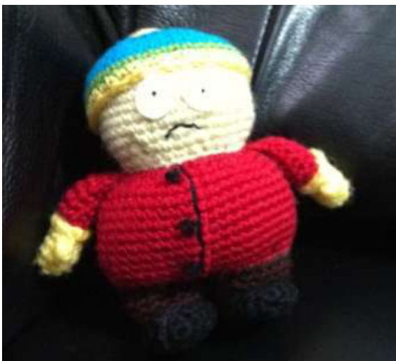 South Park's Cartman Crochet Pattern: Detailed Instructions for Creating a Unique Wedding Gift pattern preview