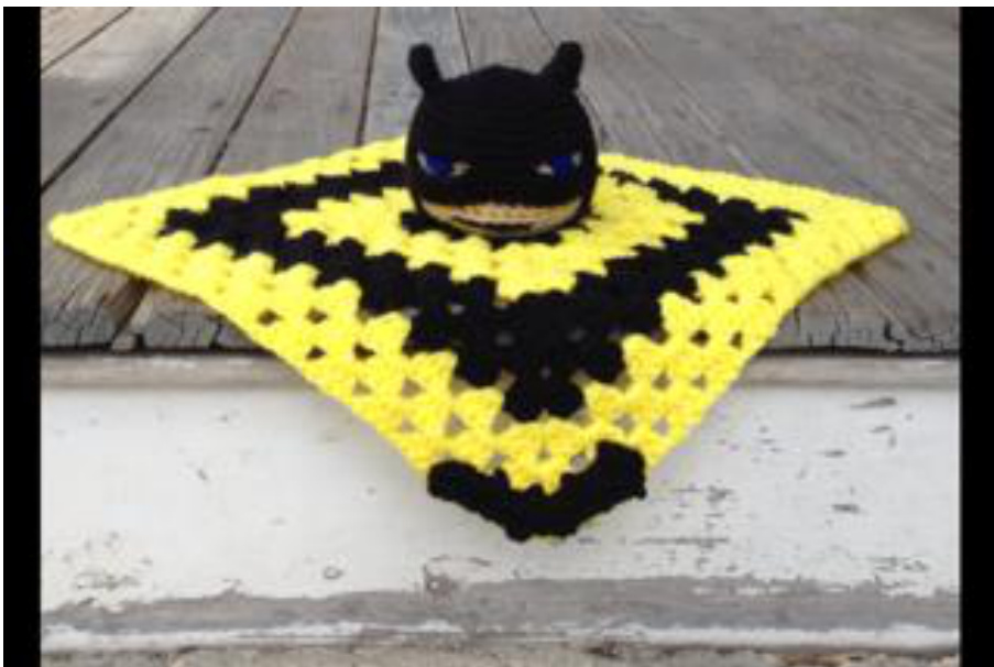 Comprehensive Guide to Crocheting a Batman Lovey Blanket and Amigurumi Head pattern preview