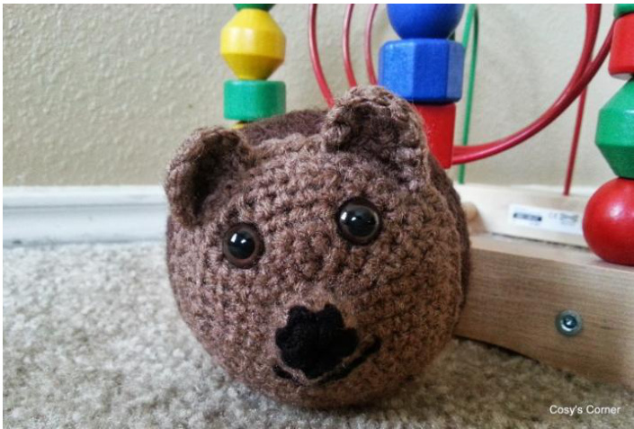 Crochet Pattern for Adorable Hedgehog Rattle with Detailed Instructions and Material List pattern preview