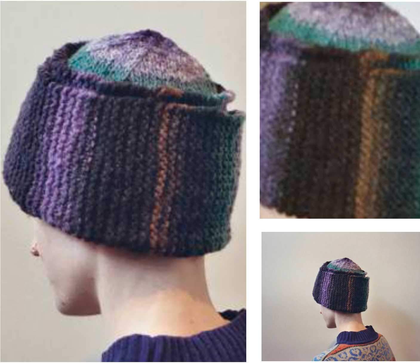 Studio Drawclose Knits: Vertical Stripe Hat Pattern with Detailed Instructions and Techniques pattern preview