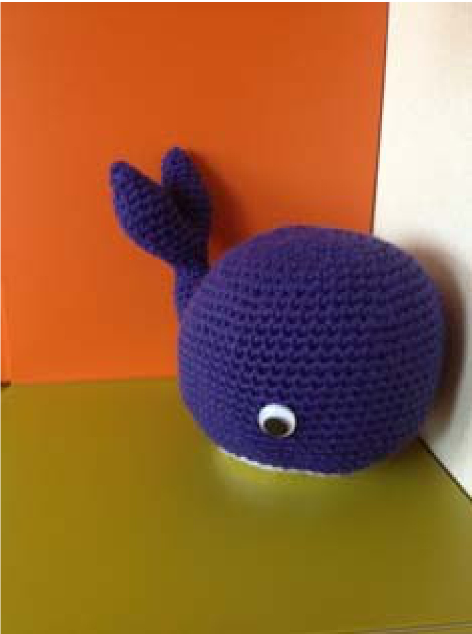 Crochet Pattern for a Large and Huggable Blue Whale Amigurumi Toy pattern preview