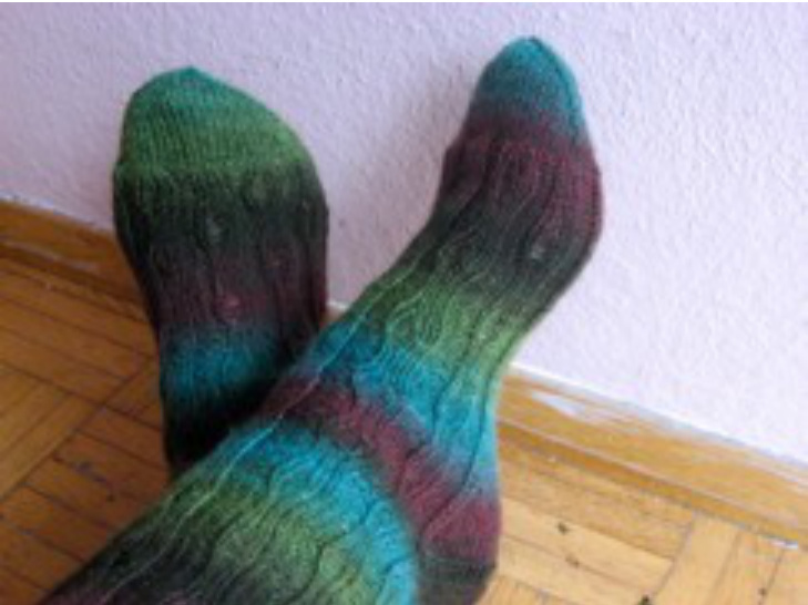 Mirkwood Socks: A Knitting Pattern Paying Tribute to the Enchantment of Mirkwood pattern preview