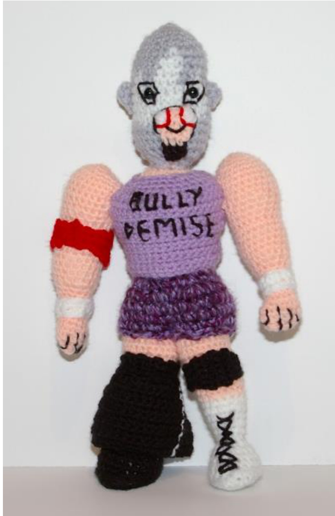 Crochet Pattern for Bully Demise: Detailed Instructions for Amigurumi Wrestler pattern preview