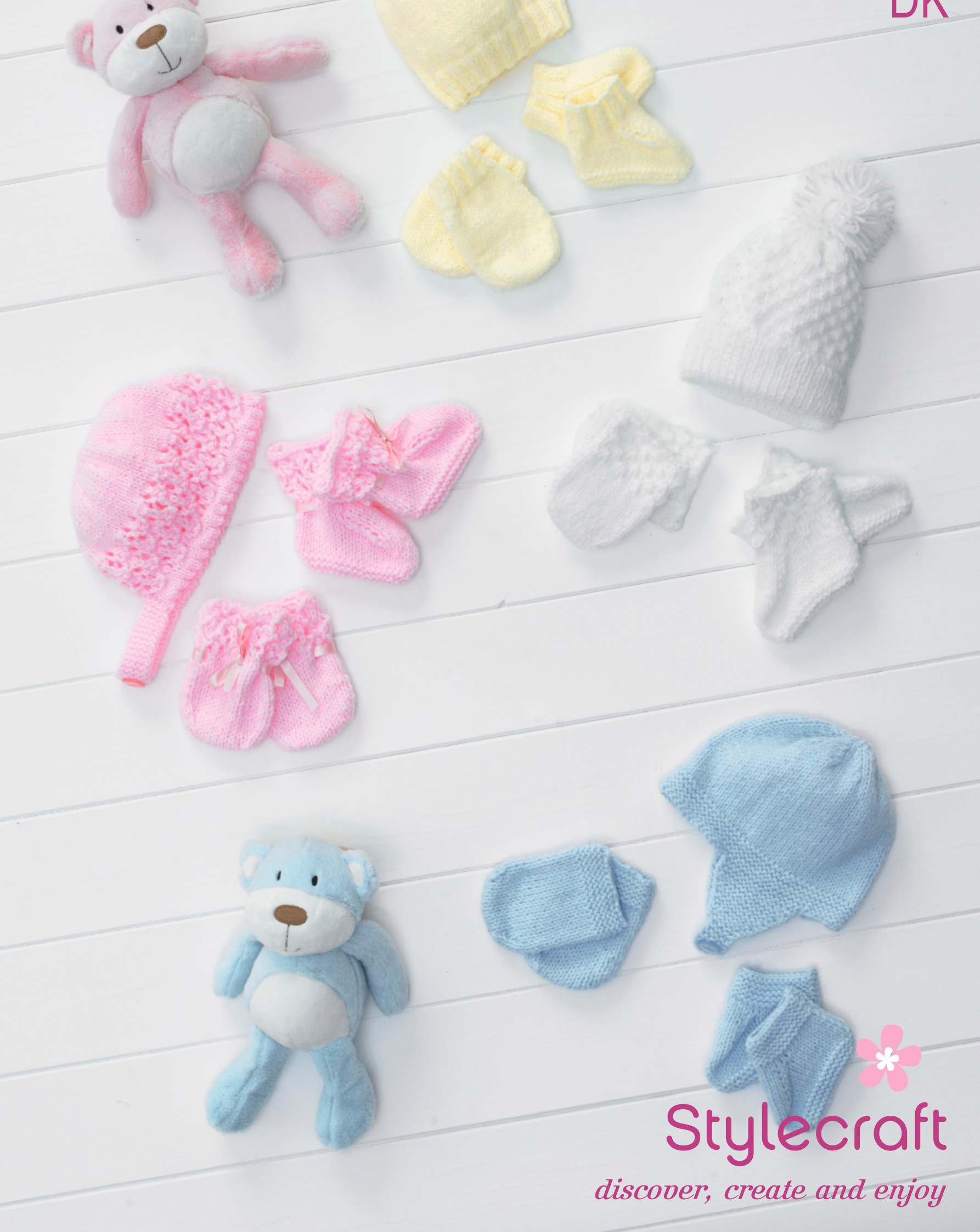 Comprehensive Guide to Knitting Baby Hats, Mittens, and Bootees with Detailed Instructions and Patterns pattern preview