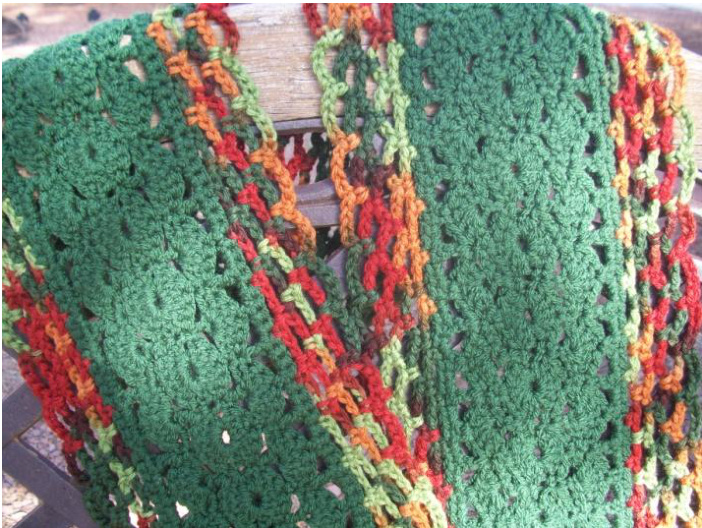 Fall's Comfort Scarf: A Detailed Crochet Pattern by BD-Lish's Stitches Using Worsted Weight Yarn pattern preview