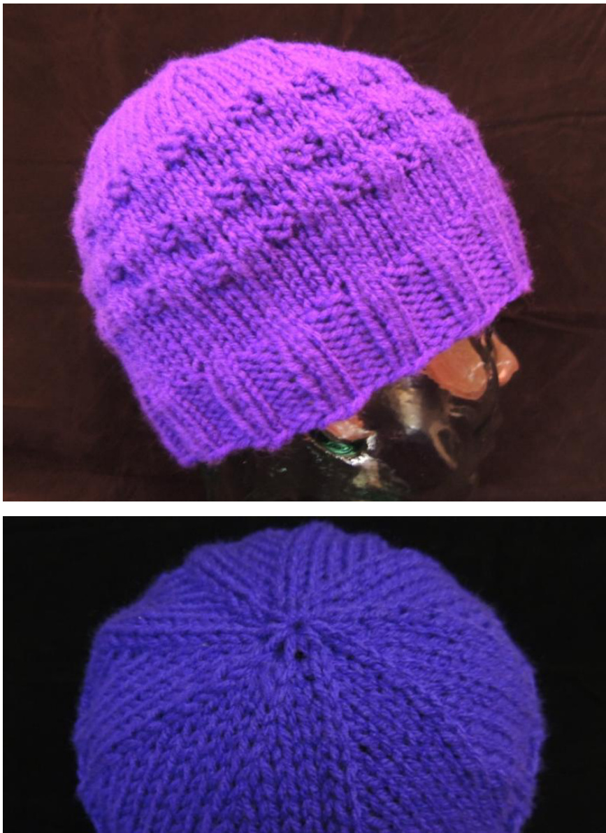 Basketweave Beanie Pattern by YaYaLovesToKnit for Kids' Hats Project pattern preview