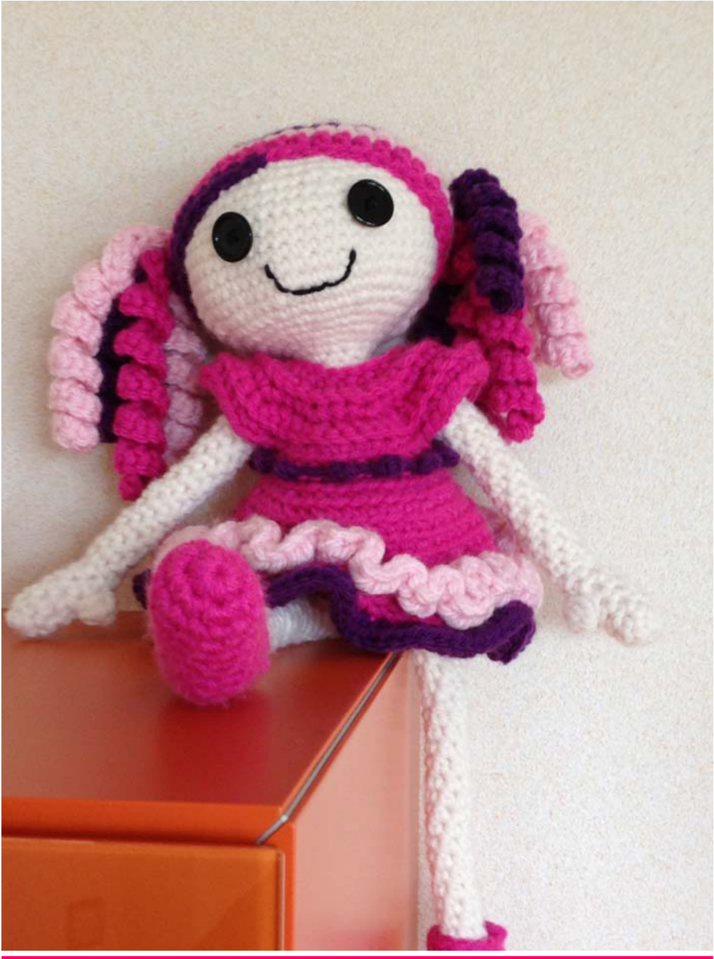 Crochet Pattern for a Customizable Lalaloopsy-Inspired Doll with Detailed Instructions and Techniques pattern preview