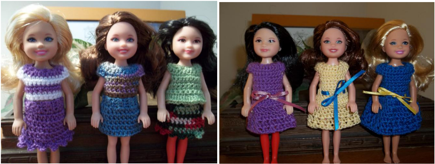 Crochet Patterns for Chelsea Doll Outfits: Skirts, Tops, and Dresses with Detailed Instructions pattern preview