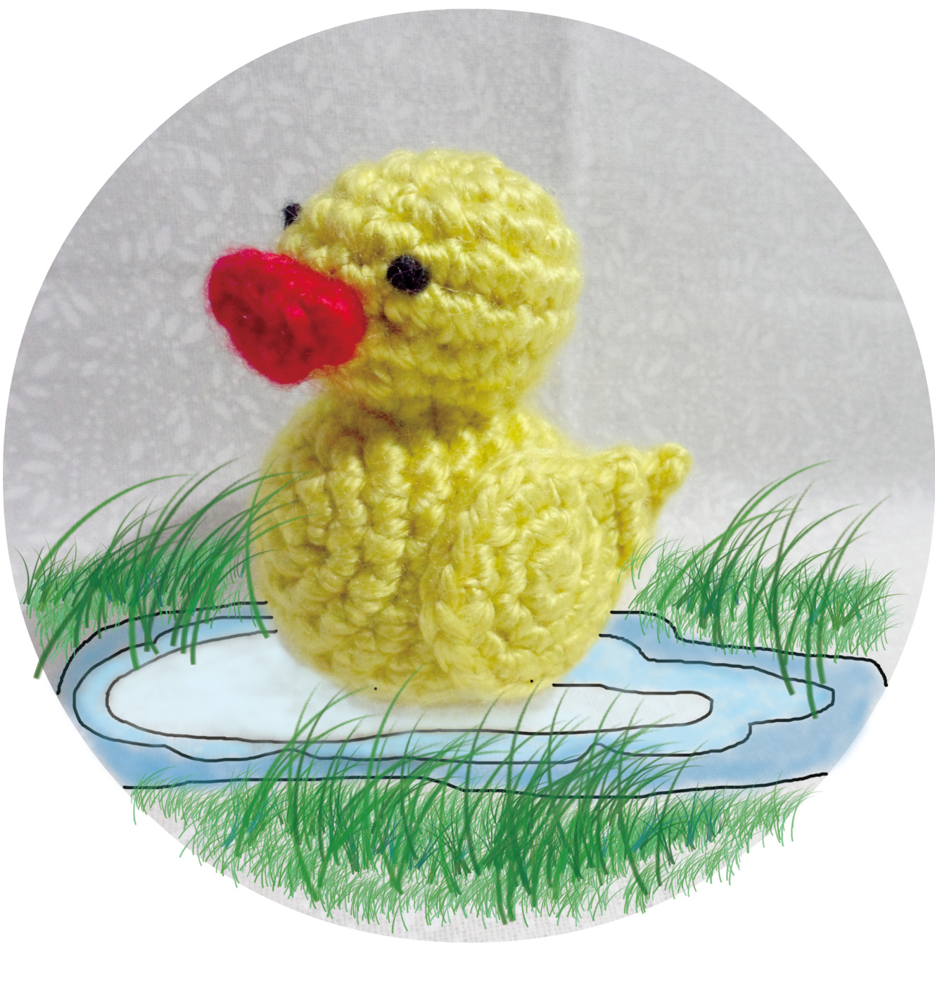 Tiny Legless Duck Amigurumi Pattern with Detailed Instructions and Yarn Recommendations pattern preview