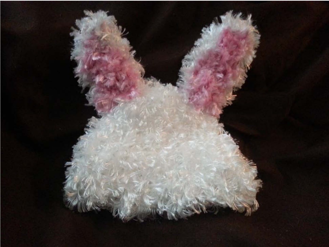 Bunny Hat Crochet Pattern for Newborns and Babies - Detailed Instructions and Materials List pattern preview