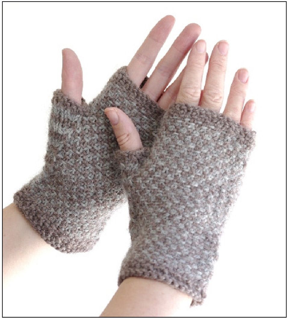 Linen Stitch Gloves Knitting Pattern: Cozy Winter Gift Idea with Detailed Instructions and Yarn Suggestions pattern preview