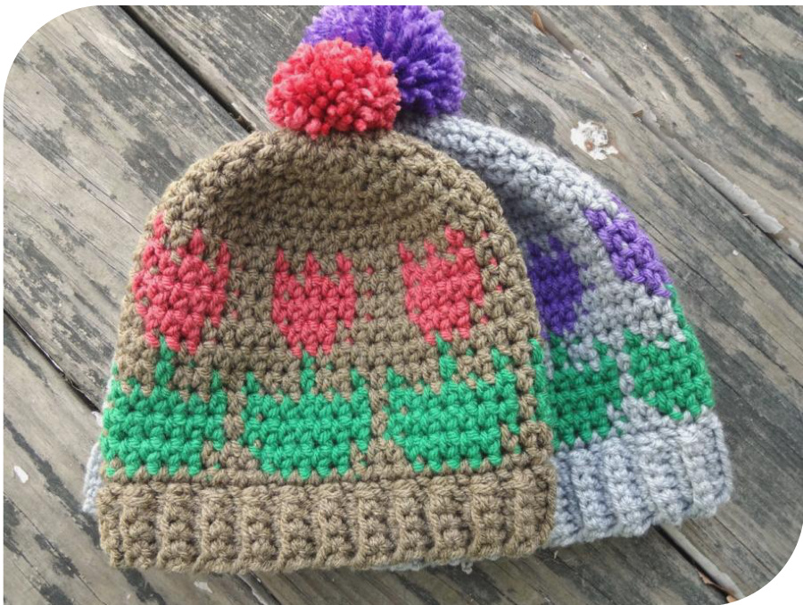 MycoCrochet's Intermediate Beginner Pattern: Crochet Tulip Hat with Detailed Instructions and Techniques pattern preview