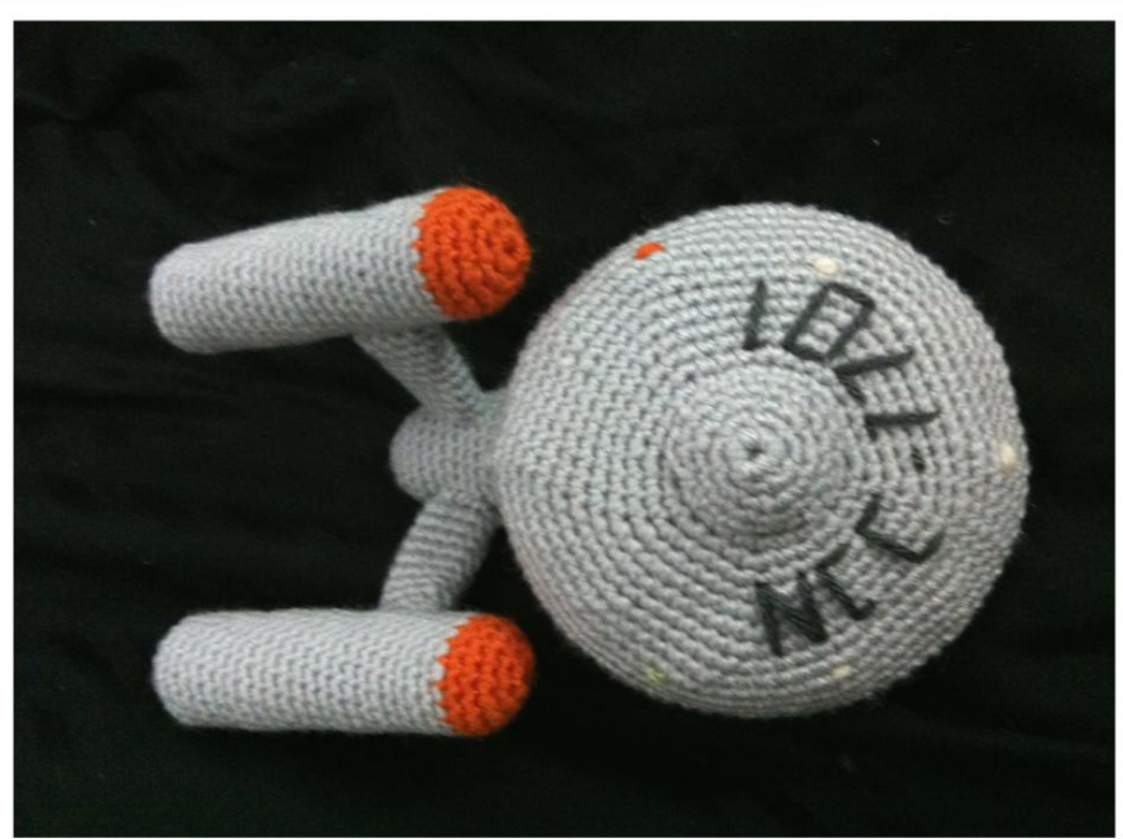 USS Enterprise Amigurumi Crochet Pattern by Andrea Bruce: A Detailed Guide for Crafters pattern preview