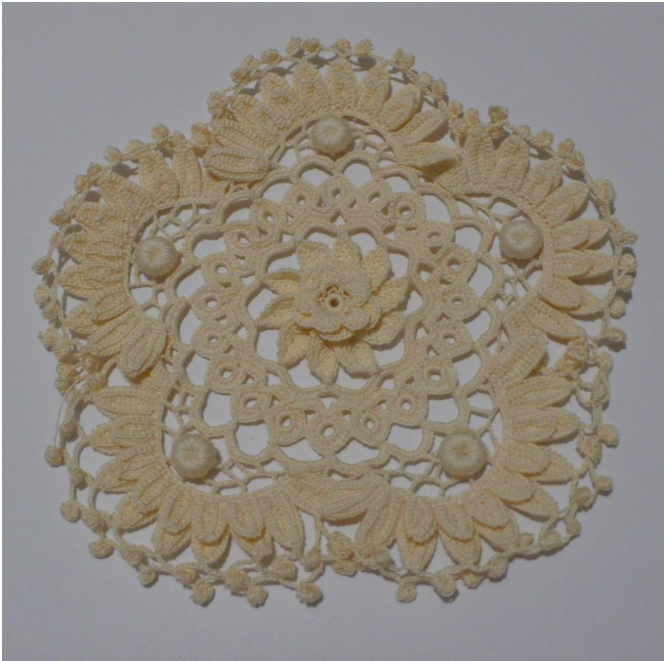 Advanced Irish Crochet Mandala Pattern: Detailed Instructions for Creating a Complex and Beautiful Motif pattern preview