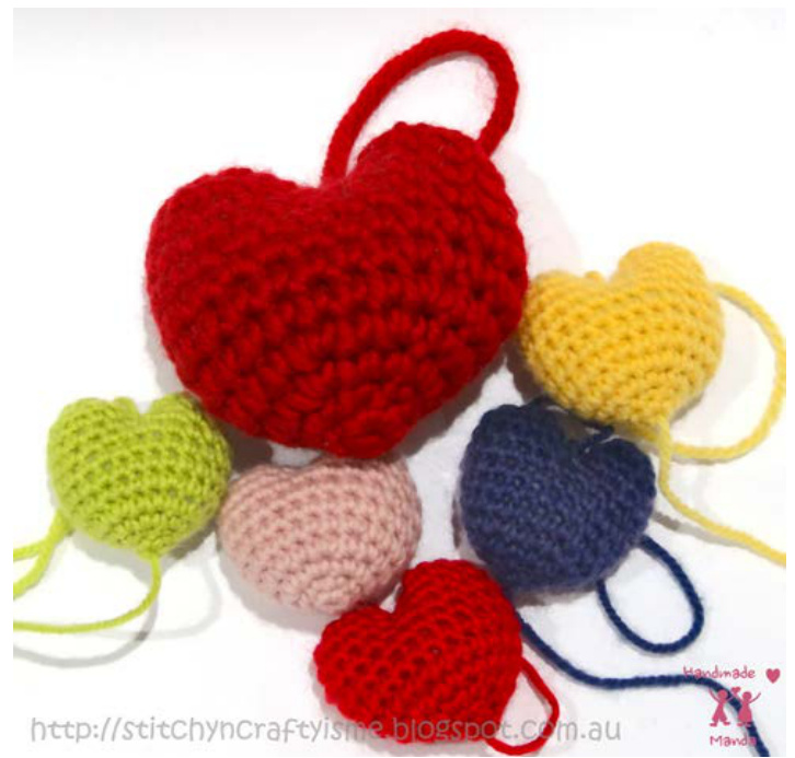 Hearty Amigurumi Crochet Pattern by Manda - Detailed Instructions and Techniques pattern preview