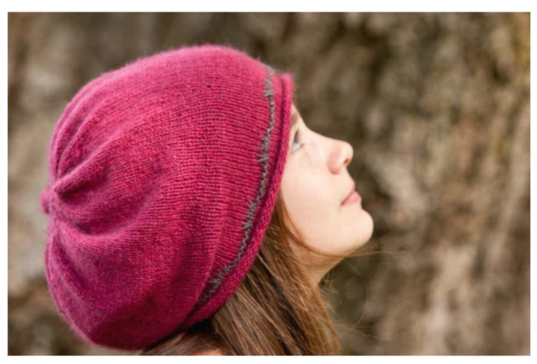 Flick: An Easy Slouchy Knit Hat with a Rolled Edge and Nifty Brim Detail pattern preview