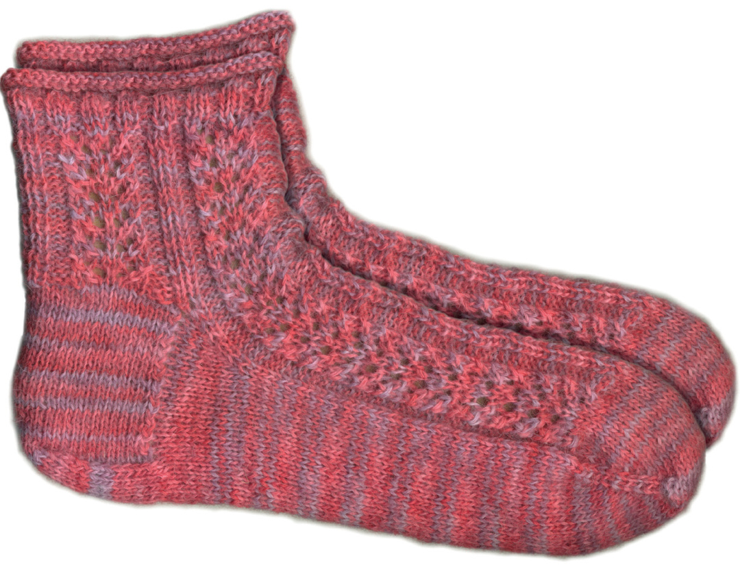 Jacob's Ladder Joe Up Sock Knitting Pattern by Debbie Jomkies for DT Craft Design pattern preview