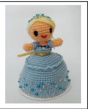 Magic Cinderella Amigurumi Pattern: Detailed Instructions for Crocheting a Unique Doll with Two Sides pattern preview