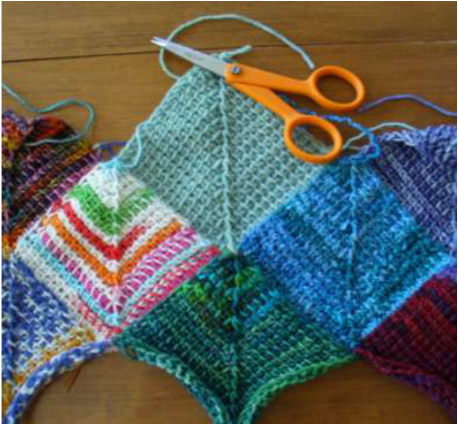 Tunisian Crochet Sock Yarn Blanket: A Comprehensive Guide by Beth Graham pattern preview