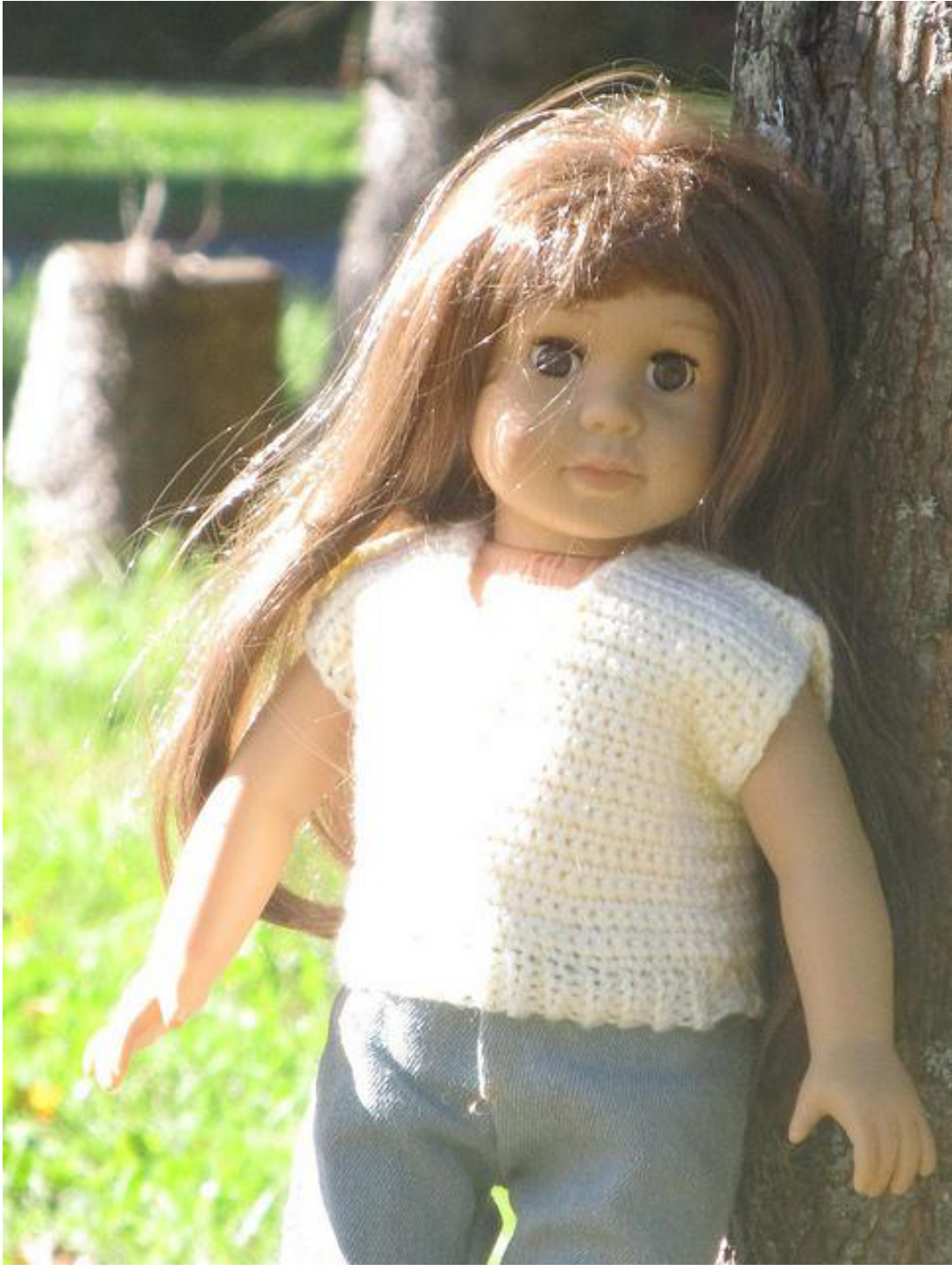 Simply Summer Magic Top: Crochet Pattern for 18-inch Dolls - Detailed Instructions and Materials pattern preview