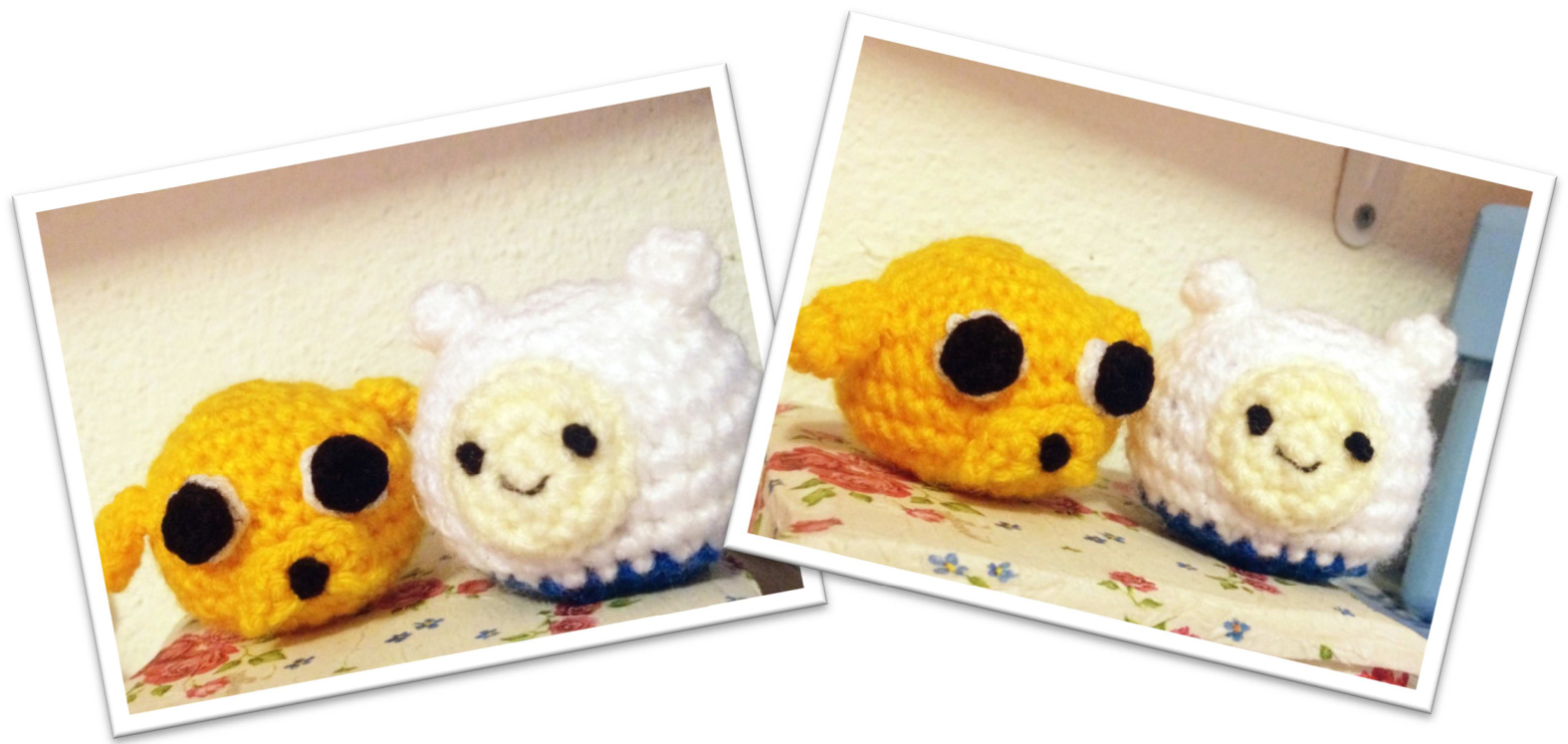 Amigurumi Pattern for Finn and Jake from Adventure Time: Detailed Instructions and Materials pattern preview