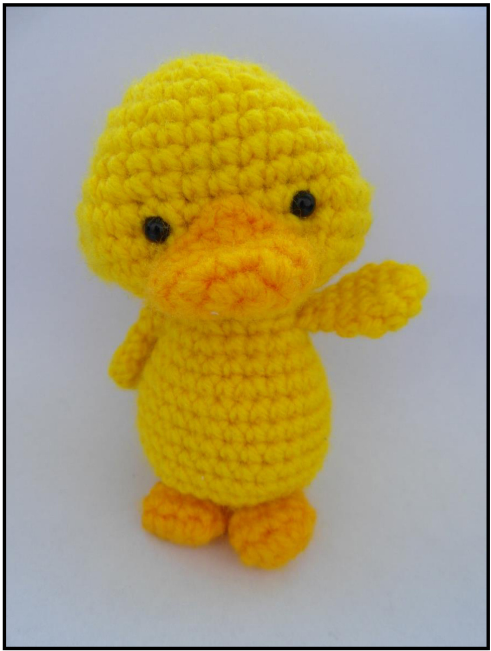 Amigurumi Yellow Duckling Crochet Pattern: A Mission-Driven Duck with Detailed Instructions and Materials List pattern preview