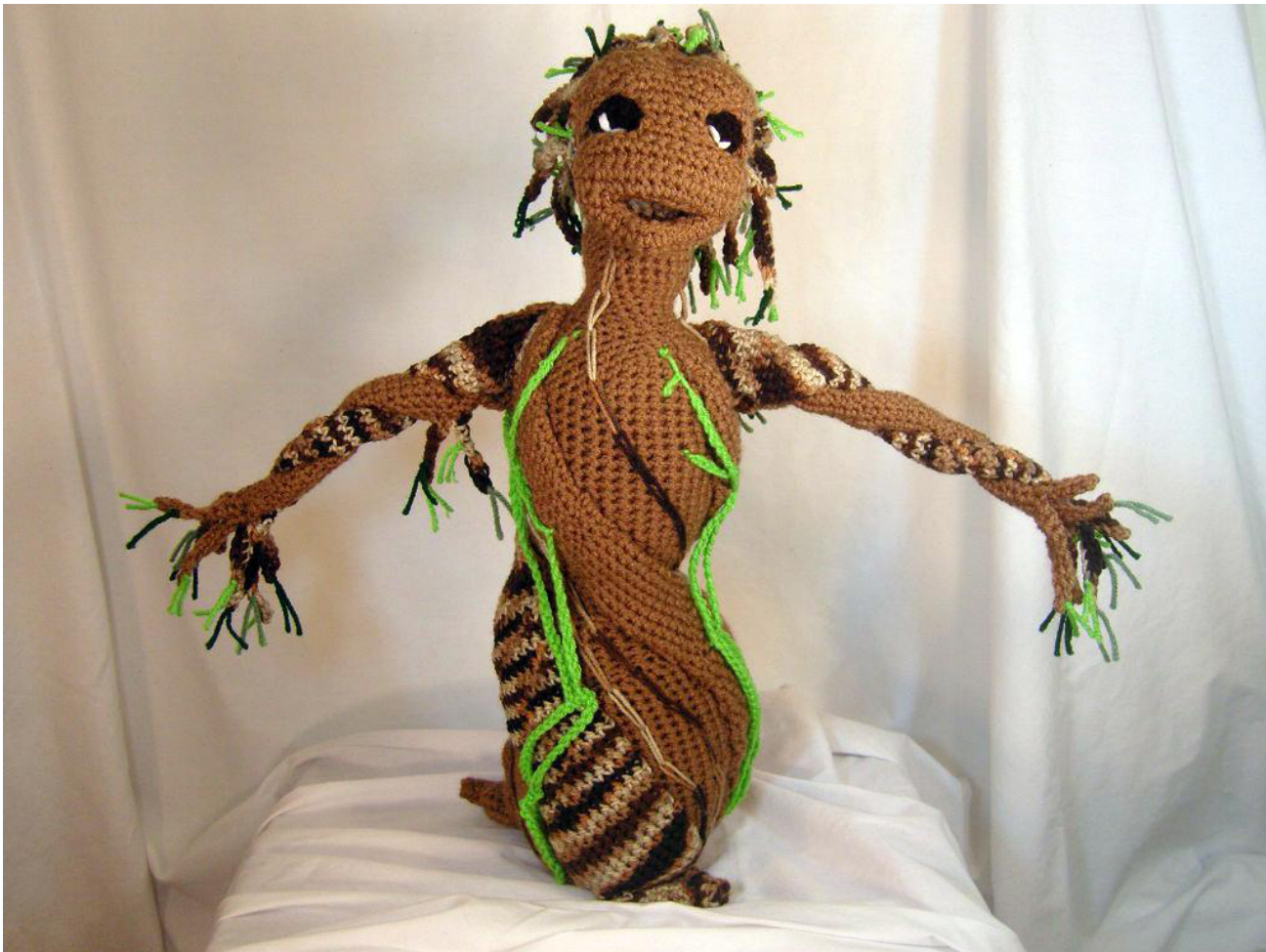 Comprehensive Crochet Pattern for Groot Sapling with Detailed Instructions and Materials List pattern preview