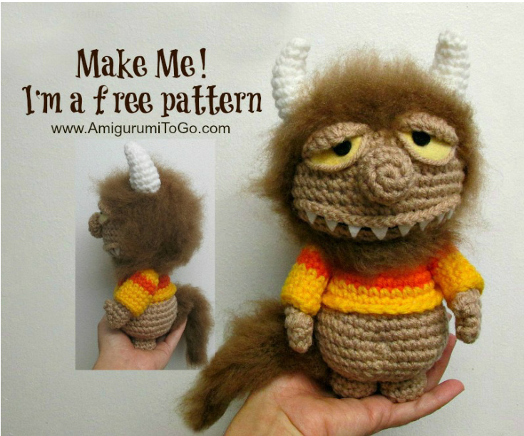 The Unnamed Monster Crochet Pattern: A Detailed Guide with Video Tutorials and Assembly Instructions pattern preview