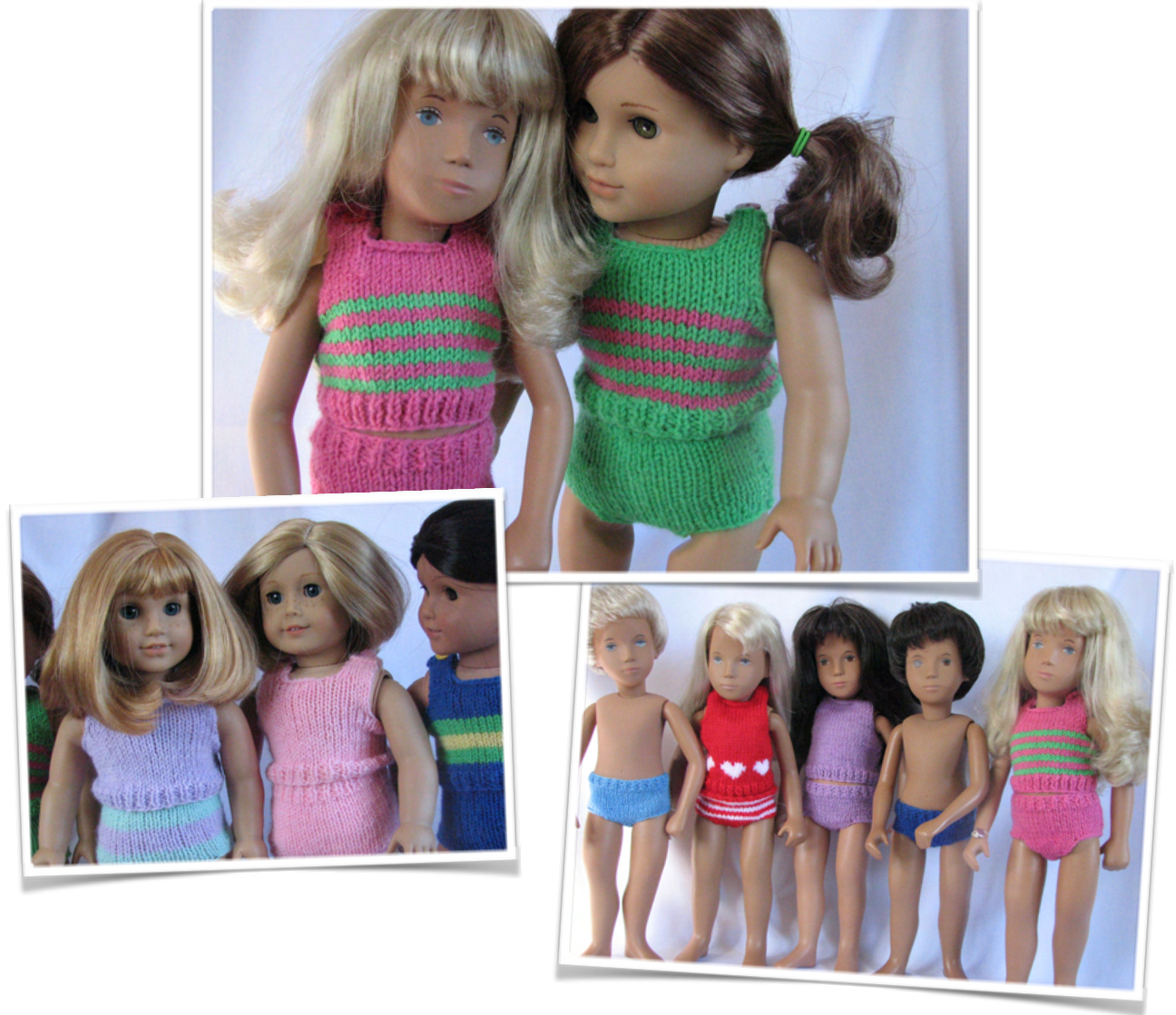 Knitting Patterns for American Girl and Sasha Doll Underwear and Undershirts: A Comprehensive Guide pattern preview