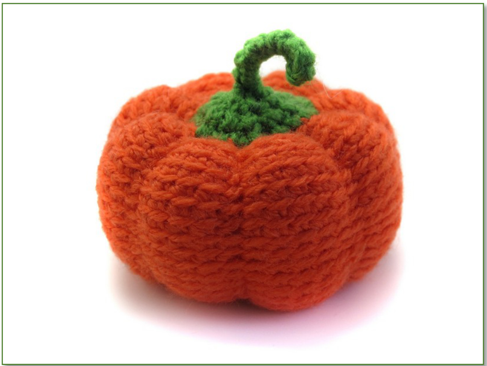 Free Crochet Pattern for a Cute Little Pumpkin Toy by Masha Pogorielova pattern preview