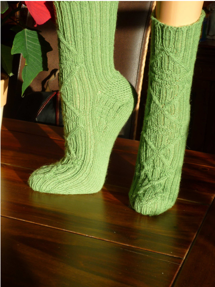 Wurzelsepp Sock Knitting Pattern: Detailed Toe-Up Instructions for Women's Sizes 36-43 pattern preview