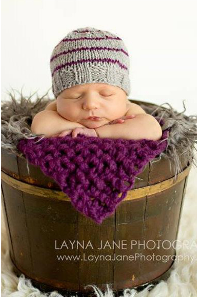 Brennan Beanie Knitting Pattern: Classic Stripe Design for All Ages pattern preview