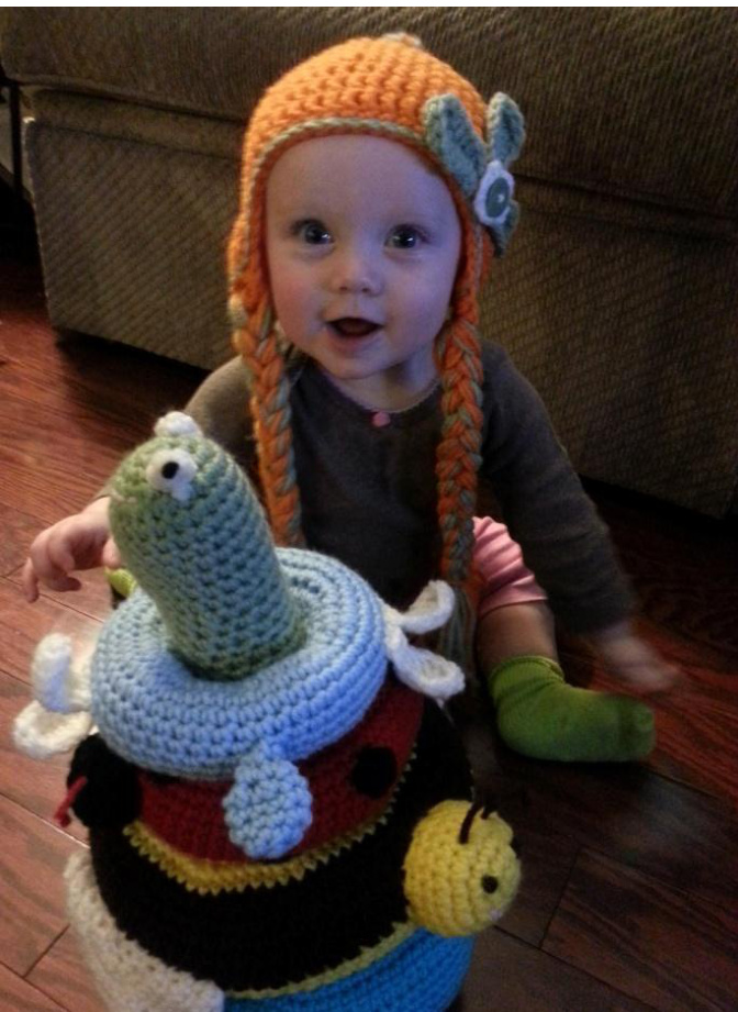 Springtime Baby Sprite Hat Crochet Pattern by Crafty Ridge - Detailed Instructions and Materials pattern preview